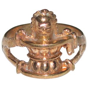 Aadhyathmik Aimpon Shivalingam Modhiram Panchaloha Sivalingam Vungaram Panchdathu Shivling Angooti Panchalogam Lingam Ring - S965718