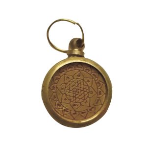 Aadhyathmik Ashtadathu Ashtaloha Ashtalogam SriYantra Pendant for Janakarshana Dhanakarshana and AshtaSidhi Half Inch - S9058-11-02