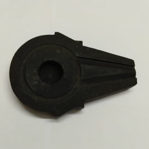 Aadhyathmik Black Stone Carved Panavattam Aavudaiyar Yoni to place Banaling Shivling - S940048