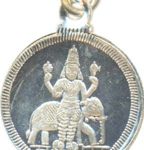 Aadhyathmik Lord Indra Pendant Pure Silver Vendi Chandi Velli Locket – S930258-01-05