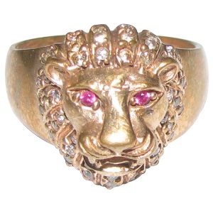 Aadhyathmik Narasimhar Panchalogam Ring Panchaloha Narasingar Ring - S960978