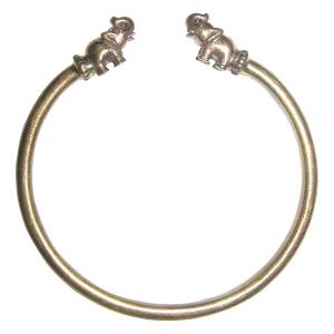 Aadhyathmik Aimpon Airavath Panchdathu Panchaloha Panchalogam Elephant Bracelet - S951868