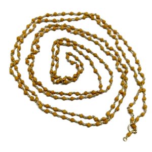 Aadhyathmik Rudrani Silver Mala Fulfills Good Desires and Removes Bad Habits - S967358