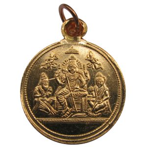 Aadhyathmik Thiruparangundram Murugan Sri Subramanya Swamy Copper Pendant Ragi Rupu Taamba Kavach Taamra Ceppu Locket 1Inch - S932487-02