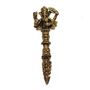 Aadhyathmik Vijaya Ganapathi Kadgha Kavach For Good Growth in Business and Dhanakarshan Ashtadathu Pendant 2 Inch - S9058-07