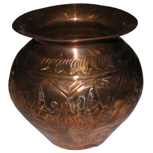 Ashta laxmi Kalash Ashtalakshmi Kalasam Astalakshmi Kalasha Chombu in Copper - S966568