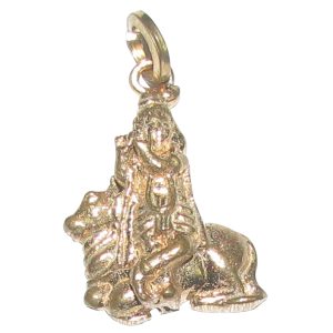 Ashtadathu Ashtalogam Ashtaloha Krishna with Gomatha Pendant Matt Finish - S961468