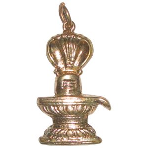 Ashtadathu Ashtalogam Ashtaloha Naga Linga Pendant 1 Inch Matt Finish - S961378