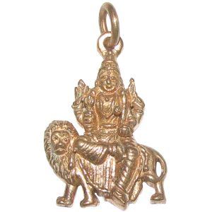 Ashtadathu Ashtalogam Ashtaloha Sakthi Pendant 1 Inch Matt Finish - S961228
