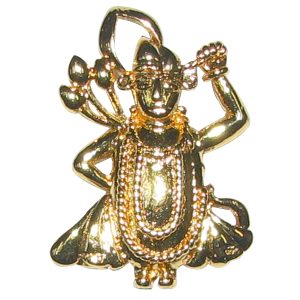 Ashtadathu Ashtalogam Ashtaloha Shrinathji Pendant 1 Inch Matt Finish - S962718