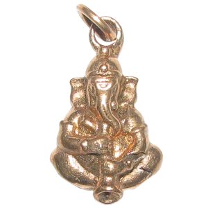 Ashtadathu Ashtalogam Ganesh Playing Shehnai Pendant Ashtaloha Matt Finish 1 Inch - S965298