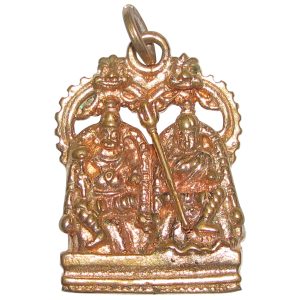 Ashtadathu Kulasai Mutharamman With Gnana Moorthiswarar Ashtalogam Pendant In Ashtaloha - S953968