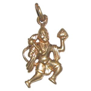 Ashtadathu Sanjeevani Hanuma Pendant In Ashtalogam 1Inch Ashtaloha Matt Finish - S854189