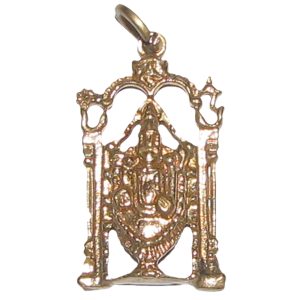 Ashtadathu VenkateswaraSwamy Pendant In Ashtalogam 1 Inch Ashtaloha Matt Finish - S954148