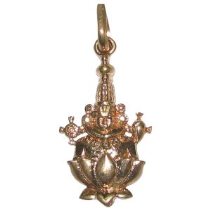 Ashtalogam Kamal Venkateswara Swamy Pendant Ashtaloha Ashtadathu 1 Inch Matt Finish - S960198