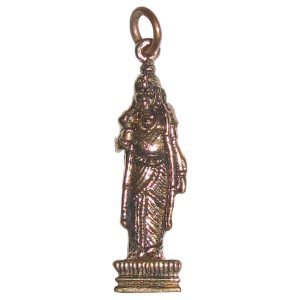 Ashtalogam Paravai Nachiyar Pendant Ashtaloha Ashtadathu 1.5 Inch Matt Finish - S965418