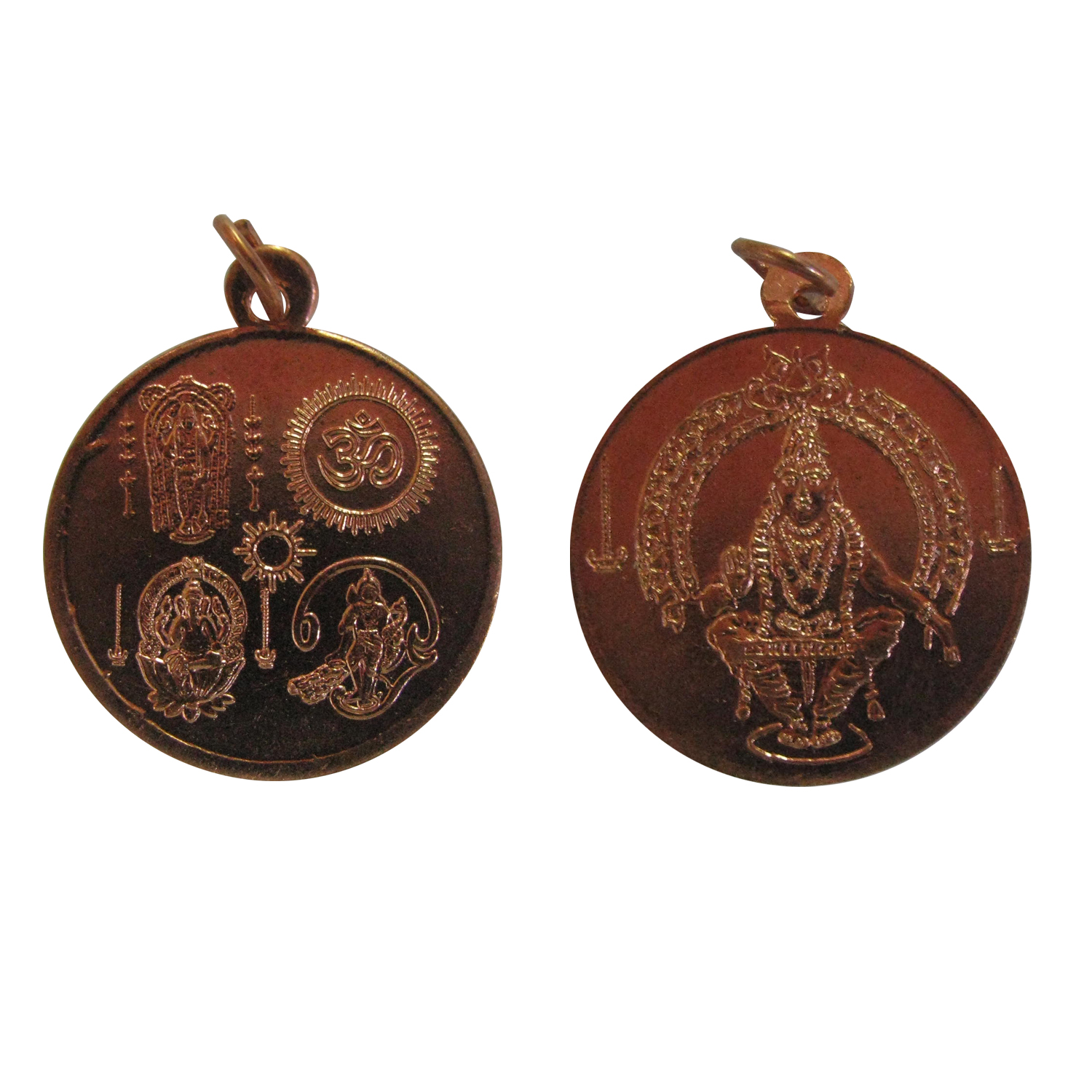 Ayyappa Backside Ganesh Subrahmanya Guruvayurappa Krishna Copper