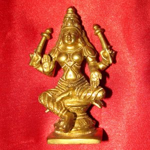 Das Maha Vidya Kamla Idol in Brass 4 Inch - S960478