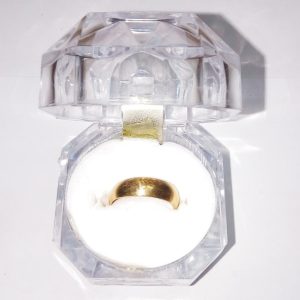 Energised Abhimantrit Aadhyathmik Pure Brass Ithadi Pithalai Finger Ring - S9083