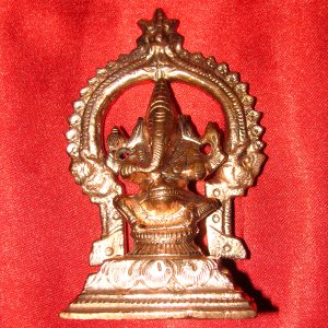 Ganesh Idol in Copper 5 Inch - S960468