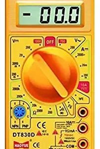 Digital Multimeter LCD AC DC Measuring Voltage Current (not for professional use) Colour may vary