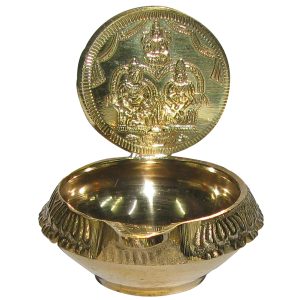 Small LaxmiKuber Deep In Brass 1¼inch – S961828