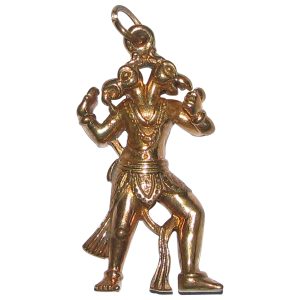 Aadhyathmik Aimpon Panchalogam Gandabherunda Pendant GhandaBerunda Panchaloha Berunda Kavach Locket - S952987