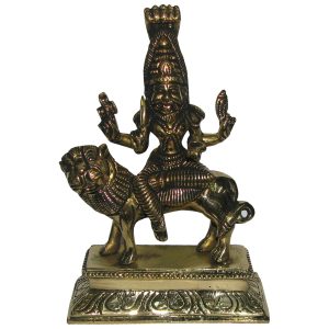 Aadhyathmik Pratyangira Idol in Brass 6 Inch Prathyangira - S966958