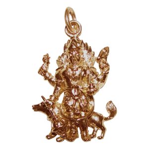 Aadhyathmik Aimpon Kala Bhairava Panchaloha Pendant కాల భైరవ పంచలోహ కవచం கால பைரவ பஞ்சலோக கவசம் काला भैरव पंचलोहा कवच - S9013P