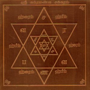 Skanda Subhrahmania Yantra Copper - S626515