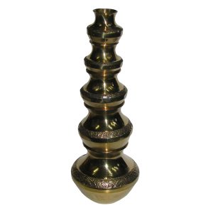 Small Pot Kalash Set of Five in Brass for Pooja Each Pot Size 1 to 2 Inch - S966578