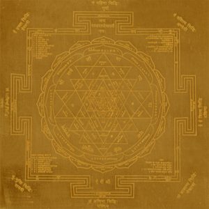 Aadhyathmik Sampoorna Sri Yantra Shree Chakram Yantra Yantram Yendram In Copper 6inch 78grams - A2644