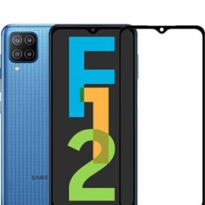 CLASSY® samsung f12/ m12/a12/ a32 5g tempered glass edge to edge premium quality full glue black pack of one