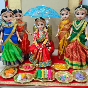 Customized Seemantham set Height of dolls (Baby Shower Function)