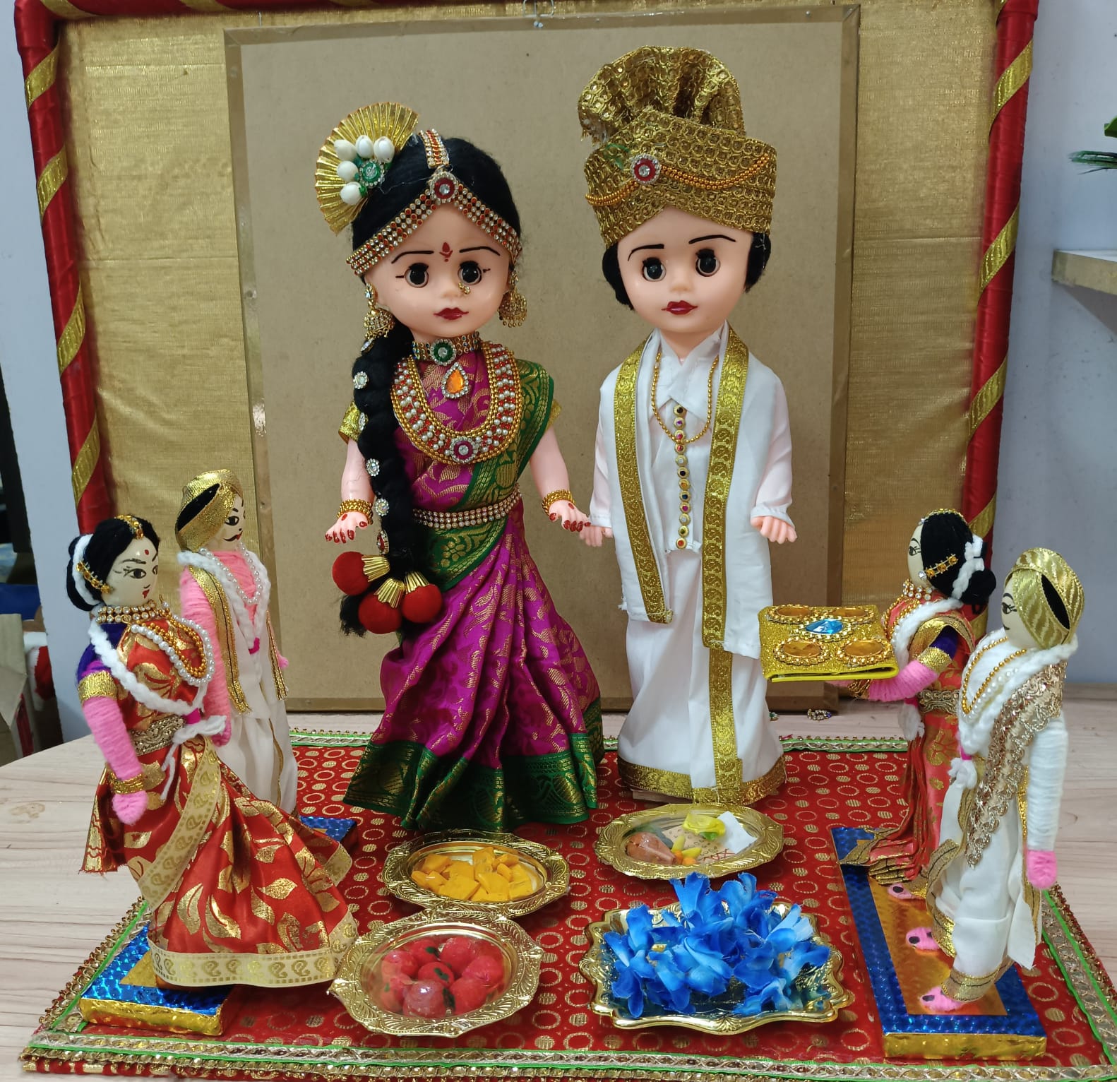 Customized wedding Doll Set - Season Bazaar