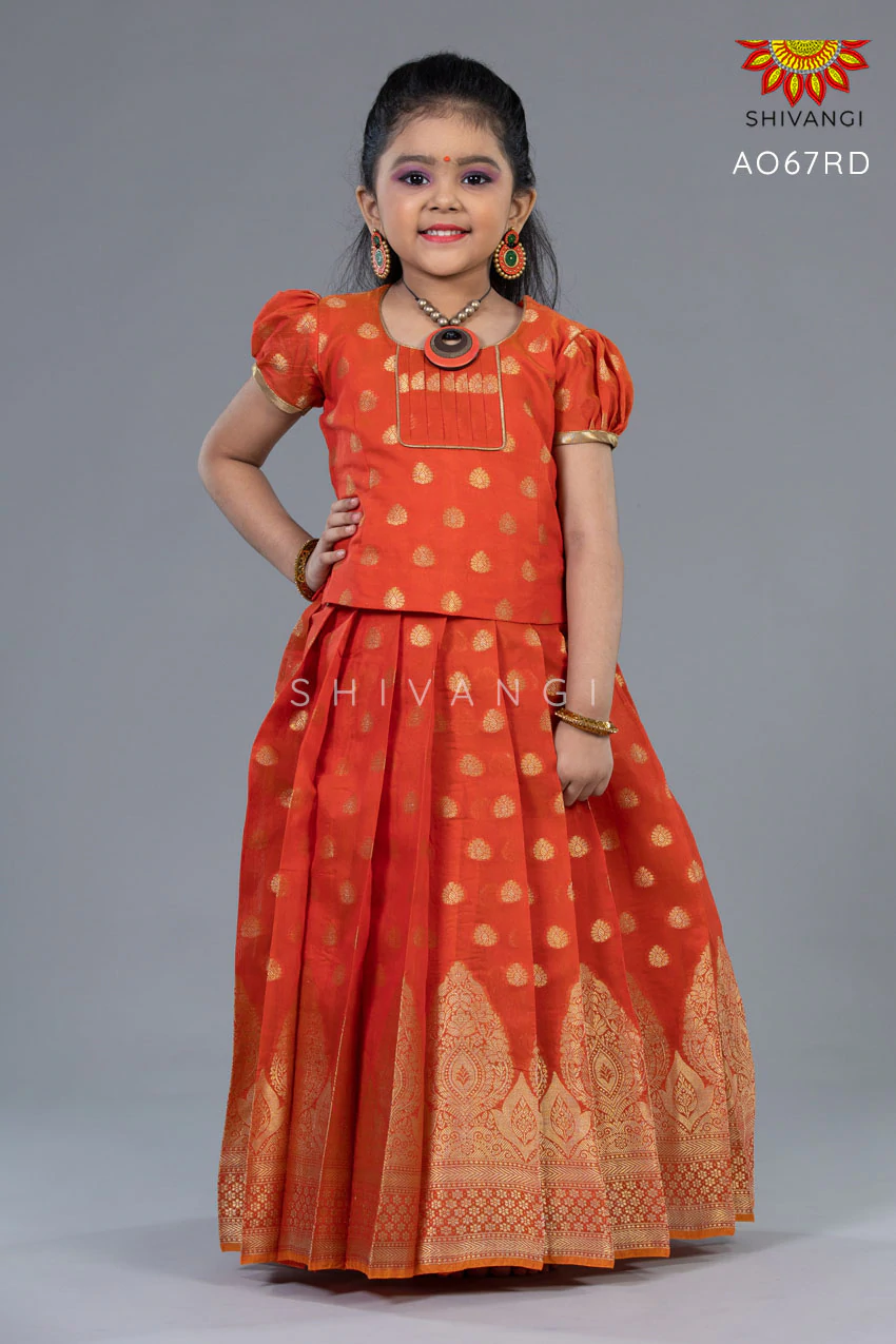 Pattu pavadai designs 2018 for babies on sale