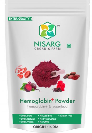nisarg organic hemoglobin + powder