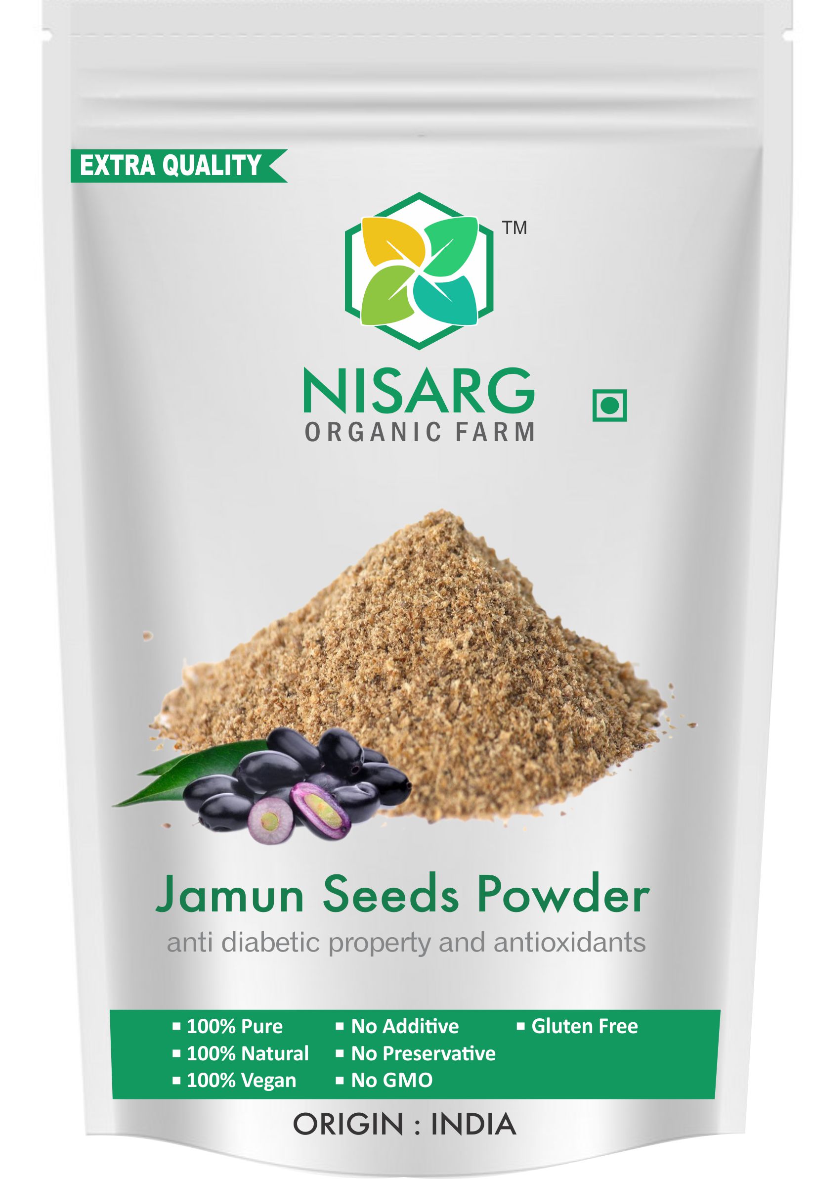 Jamun Seeds Powder 200 Gram Season Bazaar