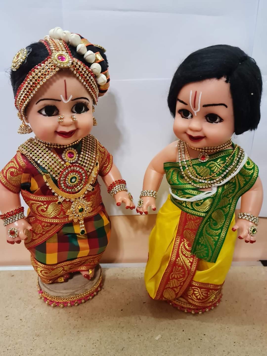 Iyengar and iyer wedding pair doll - Season Bazaar