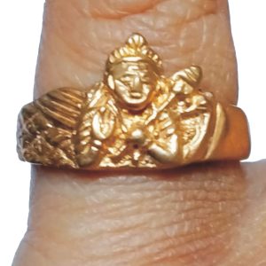 Aadhyathmik Aimpon Panchaloha Panchdathu Panchalogam Subrahmanya Pasupatha Vungaram Ring - S952618