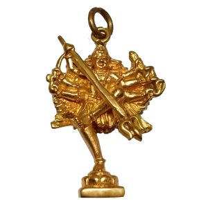 Aadhyathmik Aimpon Maha Shiva Panchalogam Rudra Panchaloha Maha Pasupatha Rupu 5 Metal Roopu Panchdathu Panjalogam Locket Kavach Pendant 2inch 18grams – S9038-07