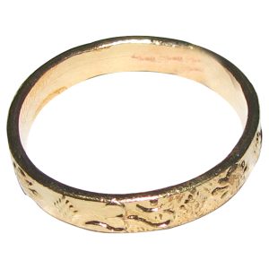 S9094-15 – Aadhyathmik Consecrated Pranavakshara Copper Ring for Good Health 3grams