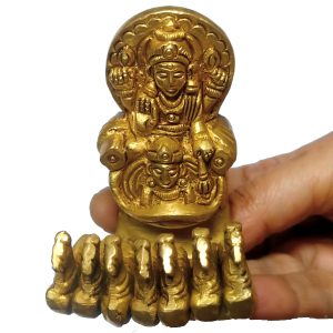 Surya Bhagwan Brass Idol Aadhyathmik Consecrated 3inch 488grams – S9031-69