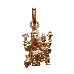 Aadhyathmik Lakshmi Narasimha Silver Pendant Halfinch 2grams – S9058-55