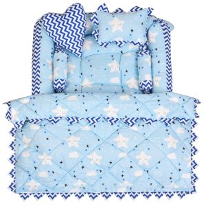 BABY BED BLUE