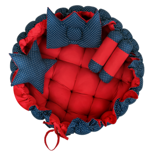 BABY BED RED & BLUE