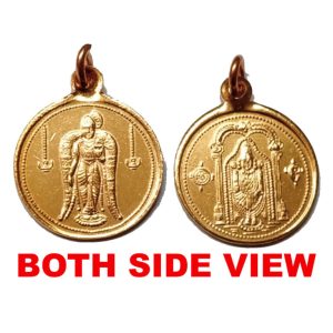 Aadhyathmik Customised Godhadevi with Venkateswara Swamy Copper Roopu Kavach Ragi Rupu Andal With Venkatachalapathi Seppu Chembu Locket Taamra Taamba Kothai Nachiar with Balaji Pendant 1inch 5grams – S9058-145