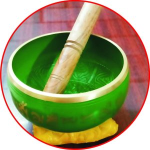 S9002-11 – Aadhyathmik 100% Original Tibetian Singing Bowl For Healing Meditation Yoga Om Chanting Bowl 5.5inch 912grams