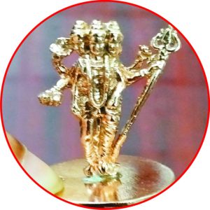 S9036-61 – Aadhyathmik Consecrated Guru Datta Aimpon Vigraham Panchalogam Panchaloha Panchadathu Idol 1inch 12grams