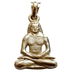 S9038-64-S – Aadhyathmik Consecrated Pavithra Babaji Pendant Silver 1inch 12grams